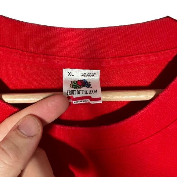 Vintage 90s Outlaws Will Have Fun Comedy T-shirt Mens XL Red Single Stitched Mad - Picture 4 of 4